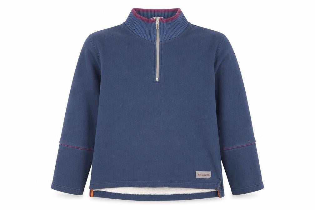Womens UK Size S Napapijri Blue Pullover Sweatshirt