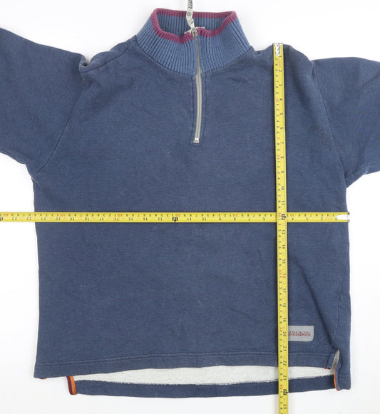 Womens UK Size S Napapijri Blue Pullover Sweatshirt