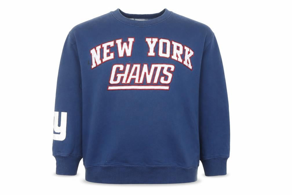 Zara Boys Blue New York Giants Pullover Sweatshirt 9-10 Years Crew Neck
