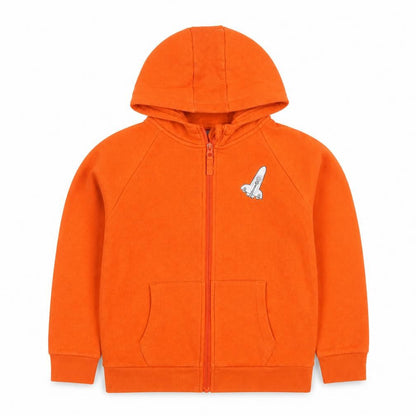 Boys UK Size 11-12 Years Mountain Warehouse Orange Full Zip Hoodie