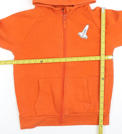 Boys UK Size 11-12 Years Mountain Warehouse Orange Full Zip Hoodie