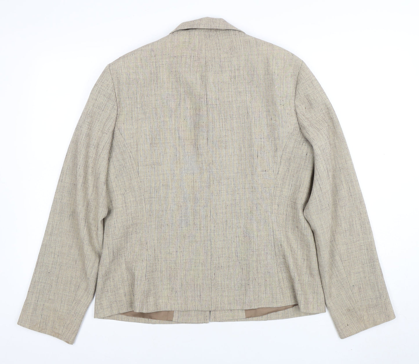Womens UK Size 14 Wallis Regular Beige Suit Jacket