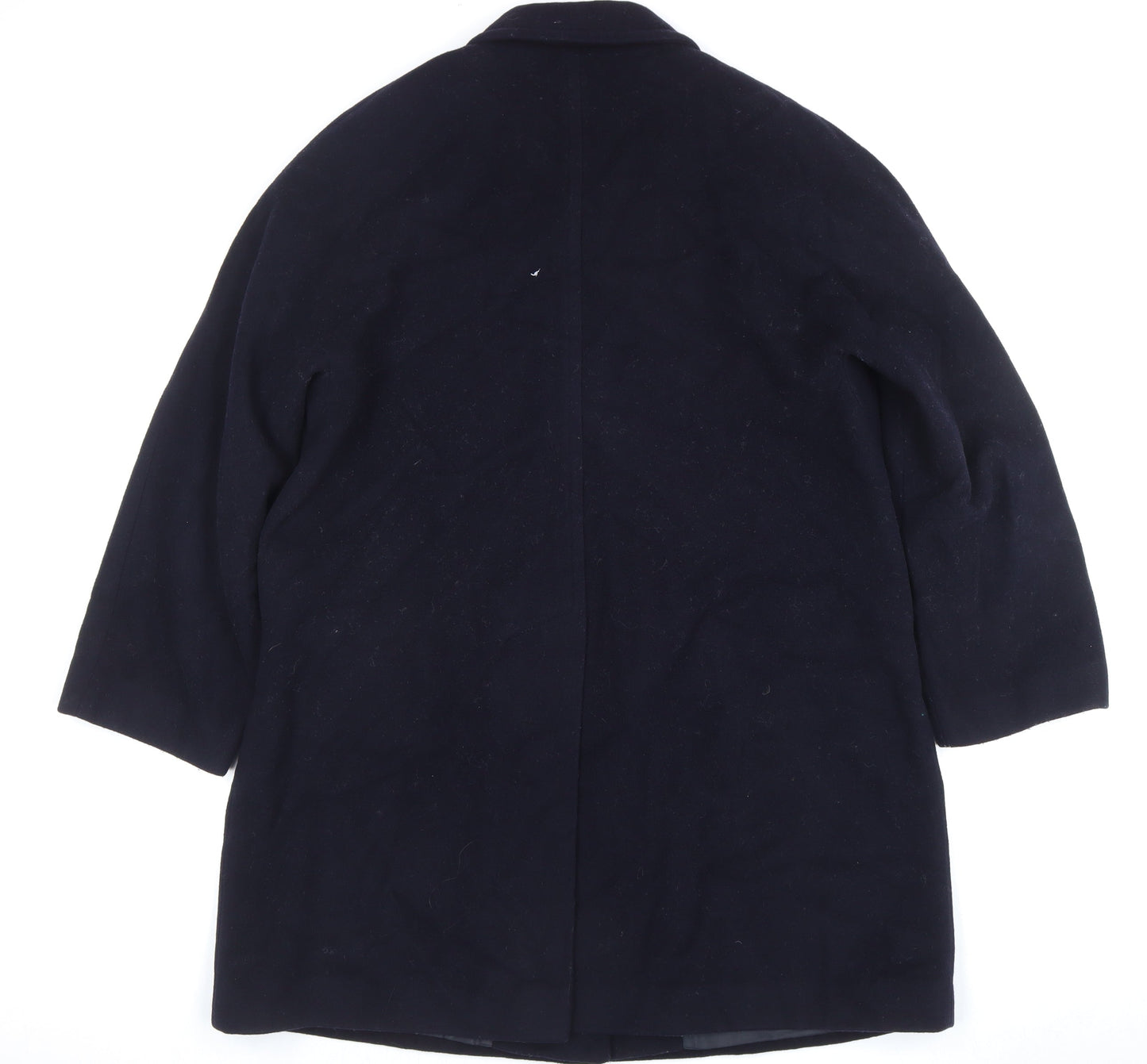 Windsmoor Women's Black Wool Cashmere Long Overcoat Size 14