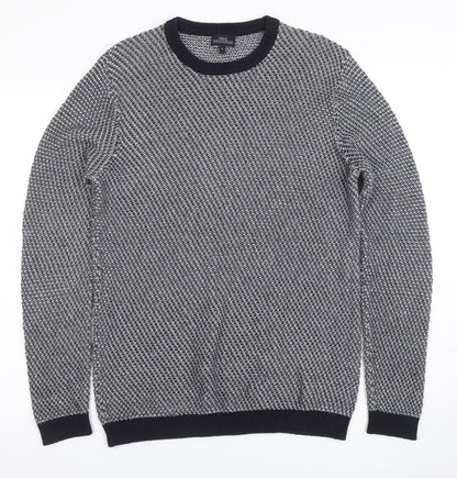 Mens UK Size M NEXT Grey Pullover Jumper