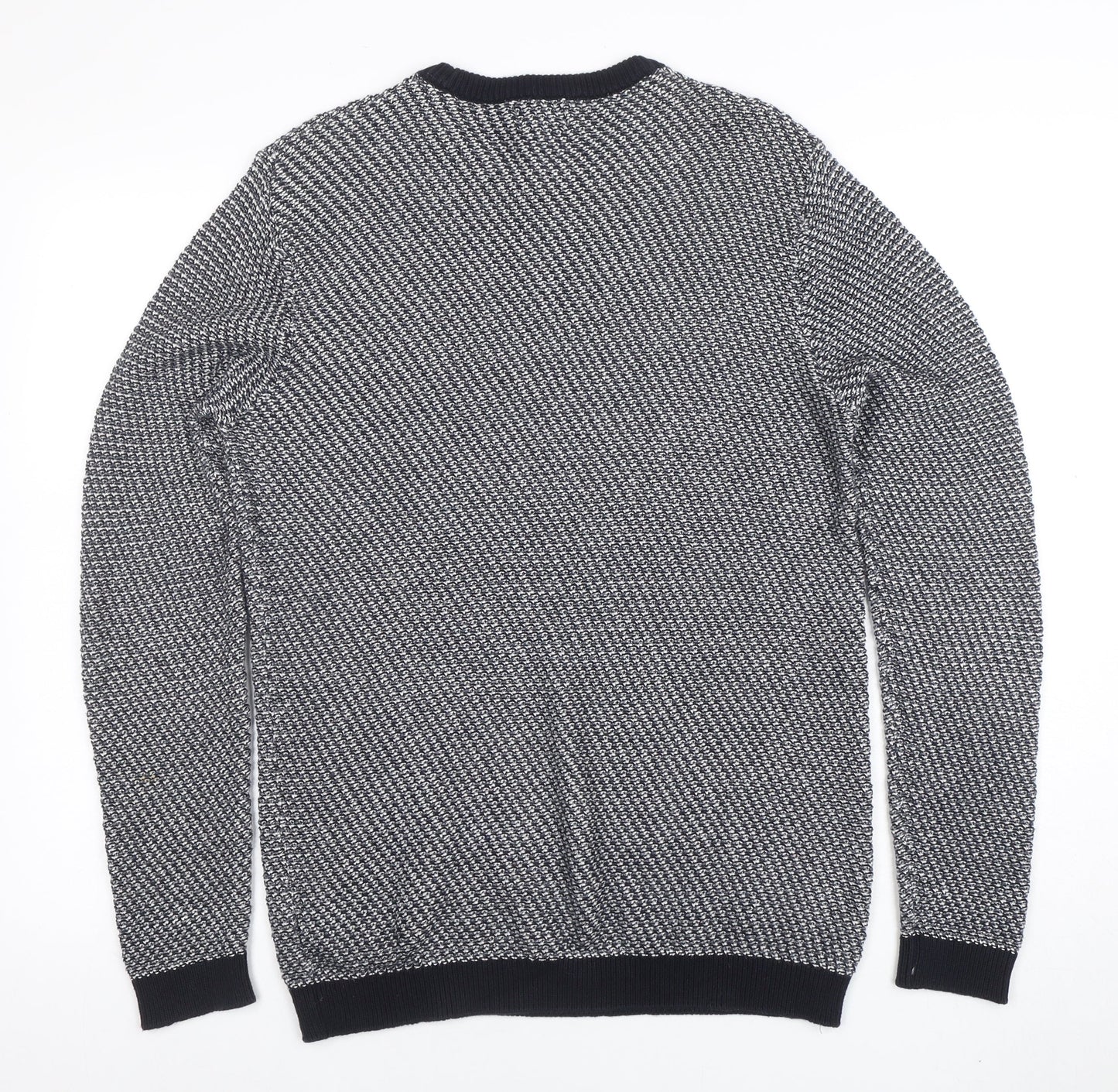 Mens UK Size M NEXT Grey Pullover Jumper