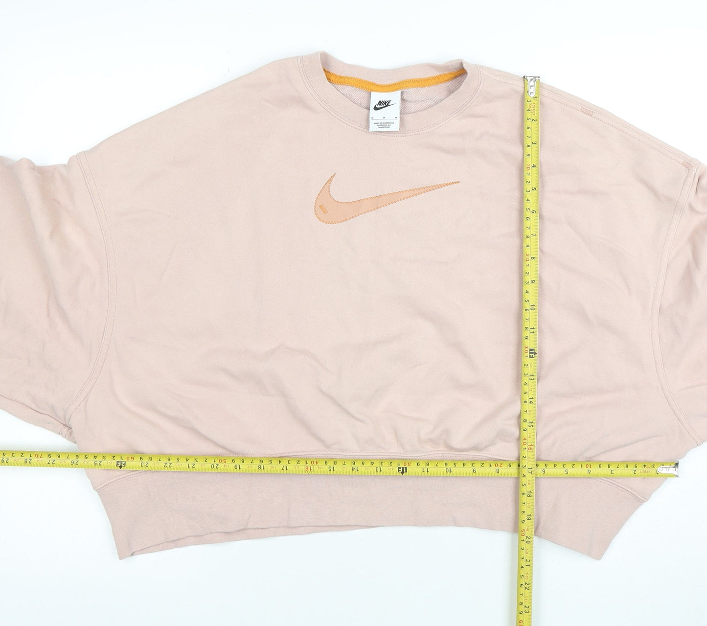 Womens UK Size M Nike Pink Pullover Sweatshirt