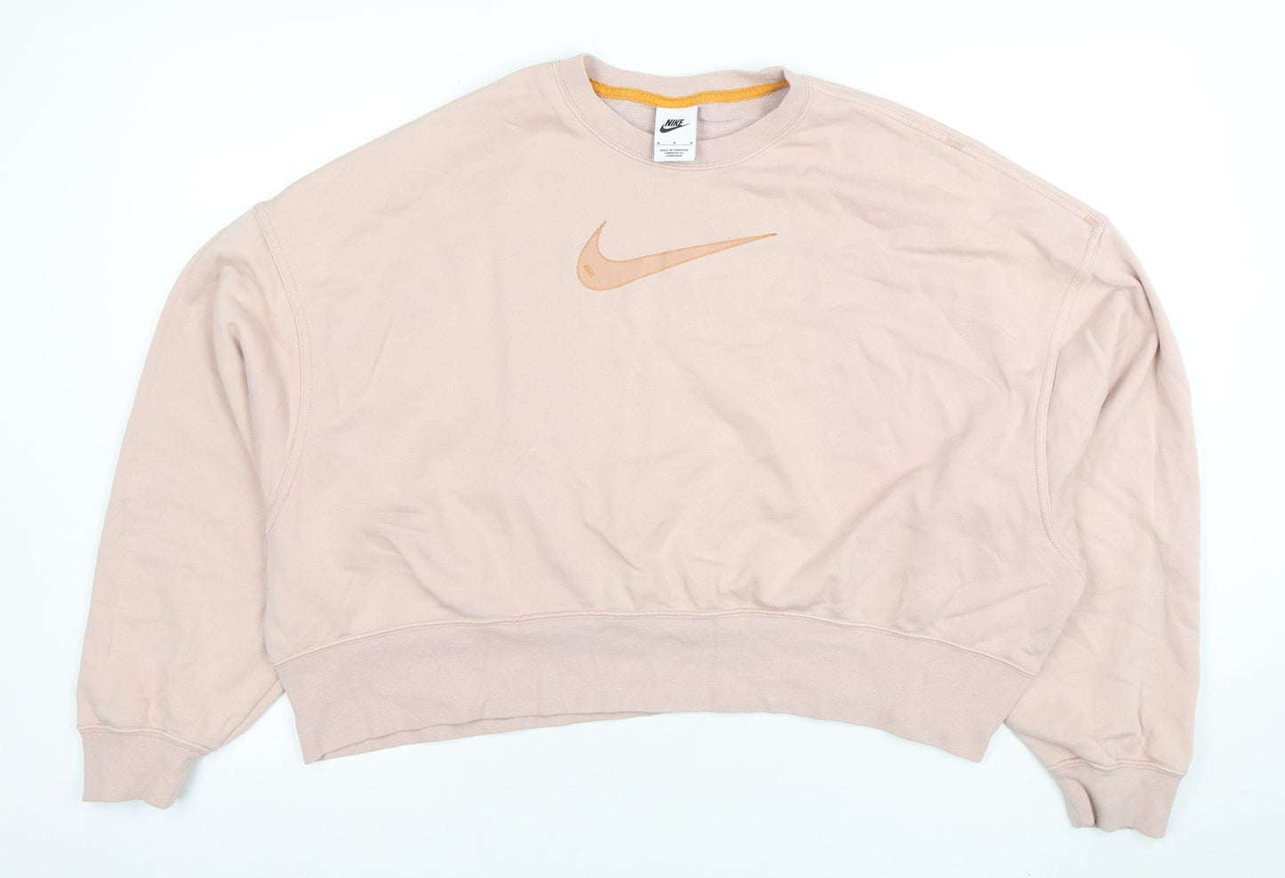 Womens UK Size M Nike Pink Pullover Sweatshirt