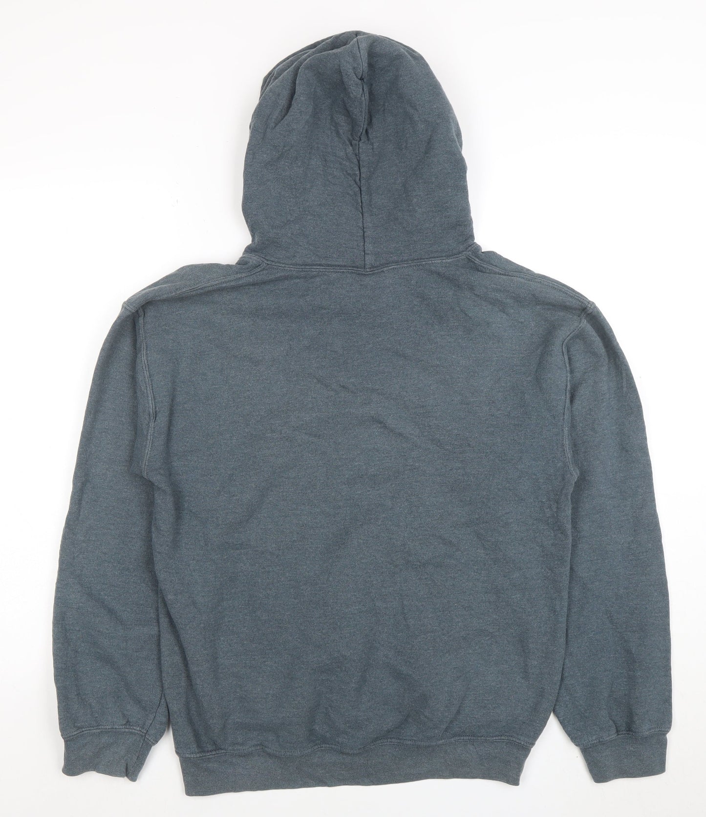 Mens UK Size S Gildan Blue Pullover Hoodie
