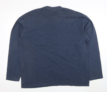 Mens UK Size XL NEXT Blue Pullover Sweatshirt