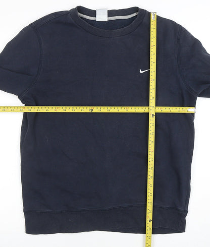 Mens UK Size M Nike Blue Pullover Sweatshirt