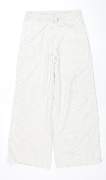 Marks and Spencer Womens Grey Size 10 Regular Fit Jersey Sweatpants