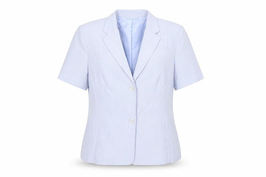 Dorothy Perkins Petites Blue Short Sleeve Blazer UK 14 Women’s Jacket