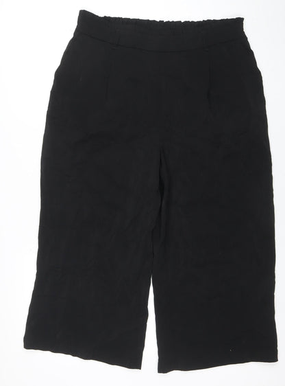 Womens UK Size 14 New Look Regular Fit CasualBusinessTravel Black Trousers