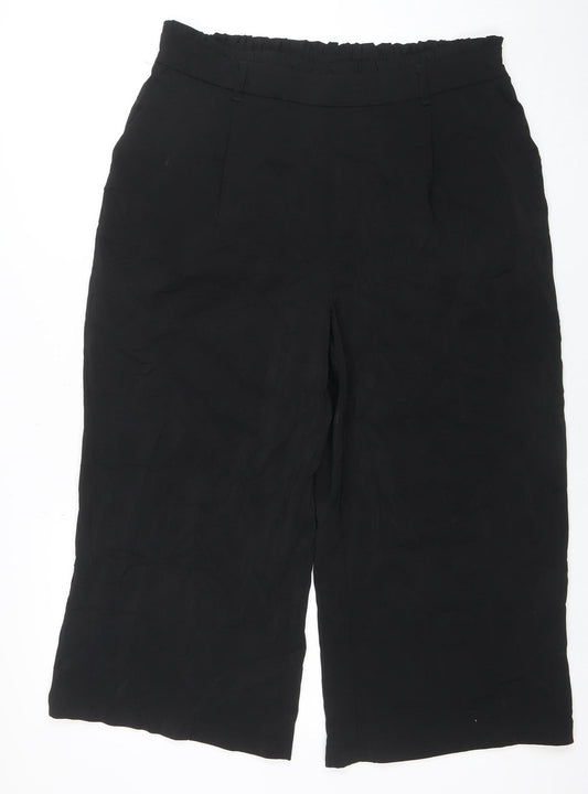 Womens UK Size 14 New Look Regular Fit CasualBusinessTravel Black Trousers
