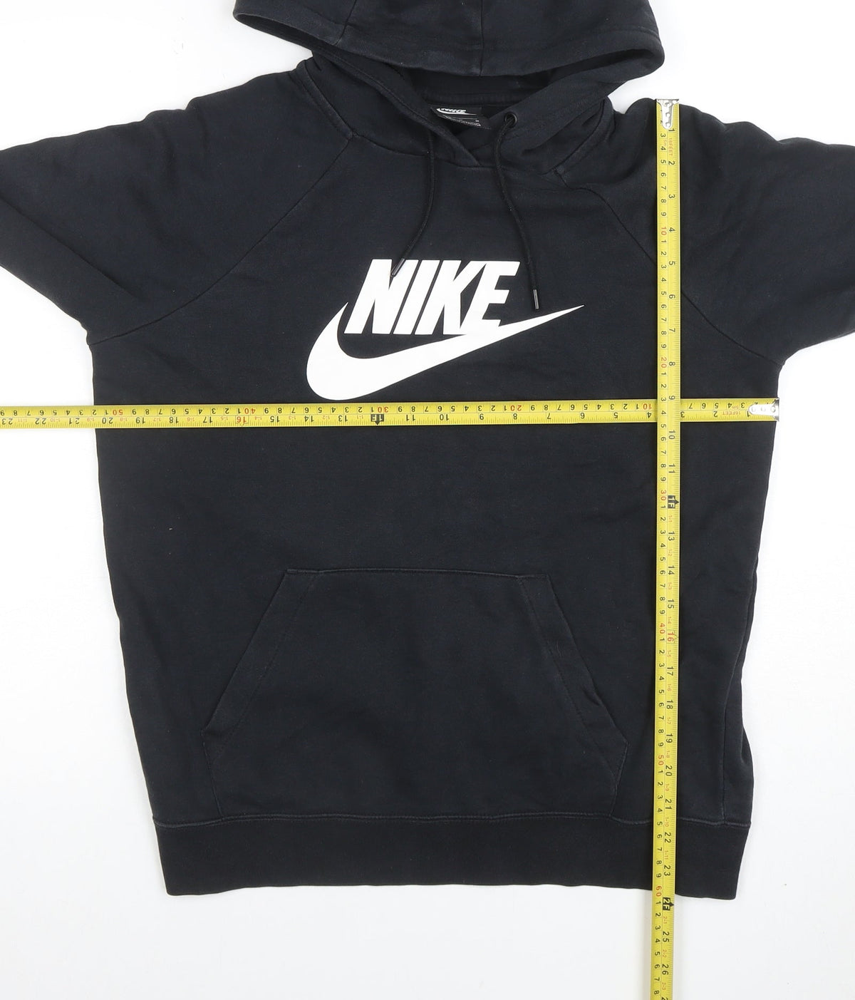 Womens UK Size M Nike Black Pullover Hoodie