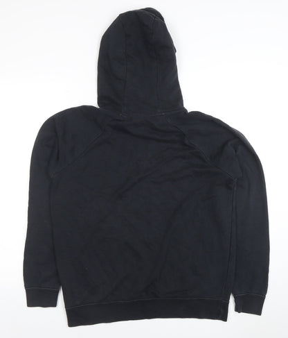 Womens UK Size M Nike Black Pullover Hoodie