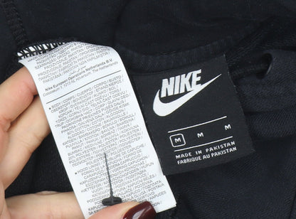 Womens UK Size M Nike Black Pullover Hoodie