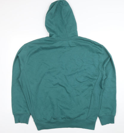 Mens UK Size L Easy Green Pullover Hoodie