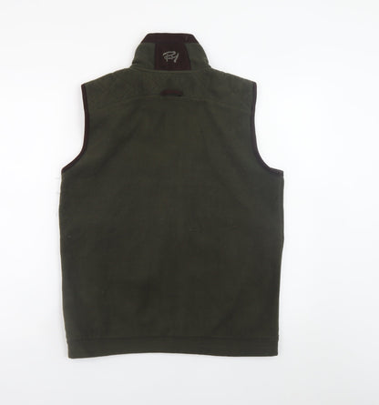 Rydale Mens Green Fleece Bodywarmer XS Outdoor Waistcoat