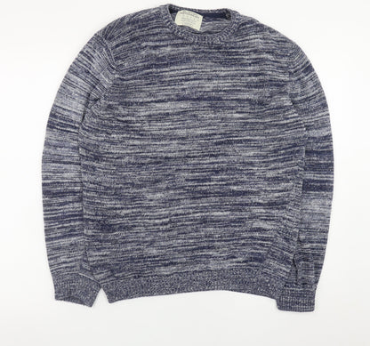 Mens UK Size M Burton Menswear London Blue Pullover Jumper