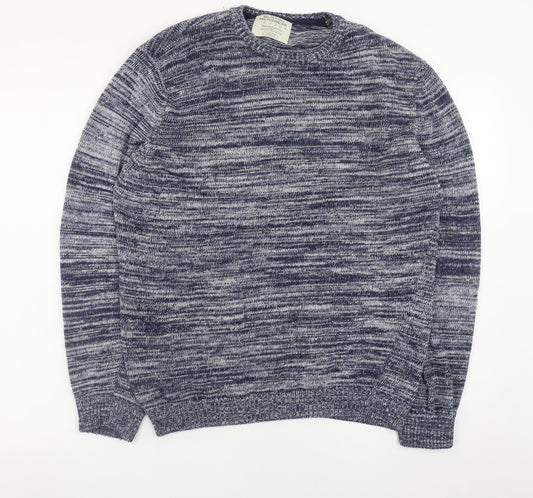 Mens UK Size M Burton Menswear London Blue Pullover Jumper