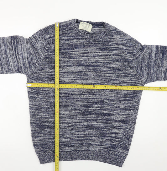 Mens UK Size M Burton Menswear London Blue Pullover Jumper