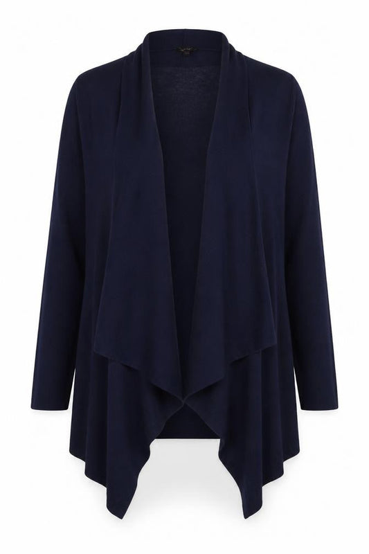 Phase Eight Women's Blue Long Sleeve Open Cardigan Size 12