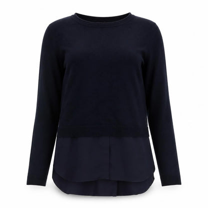 RETRO-ology Women's Black L Pullover Knit Jumper
