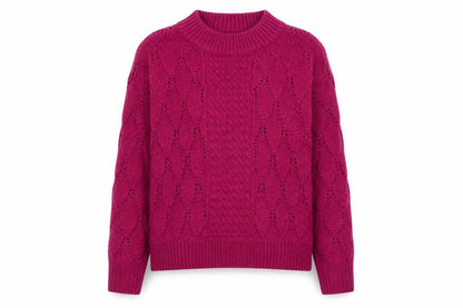 Womens UK Size XS VILA Pink Pullover Jumper