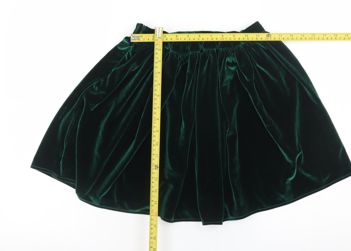 American Apparel Women’s Green Velvet Mini Skirt Size S