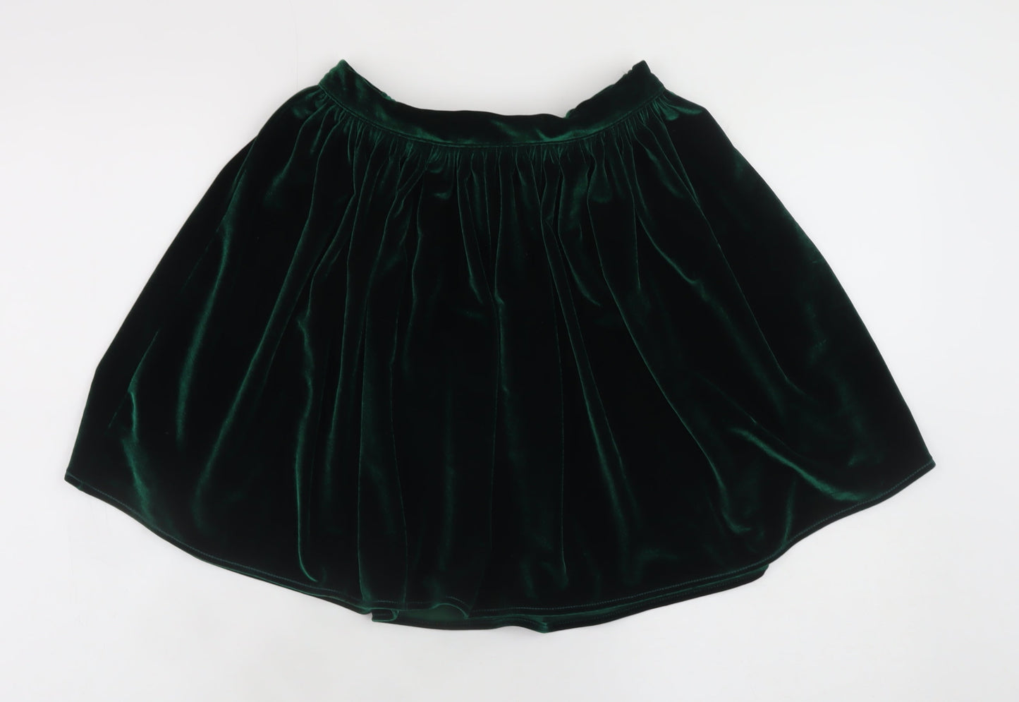 American Apparel Women’s Green Velvet Mini Skirt Size S