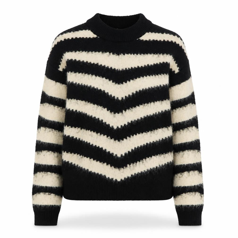 Womens UK Size 8 Mango Black Pullover Jumper