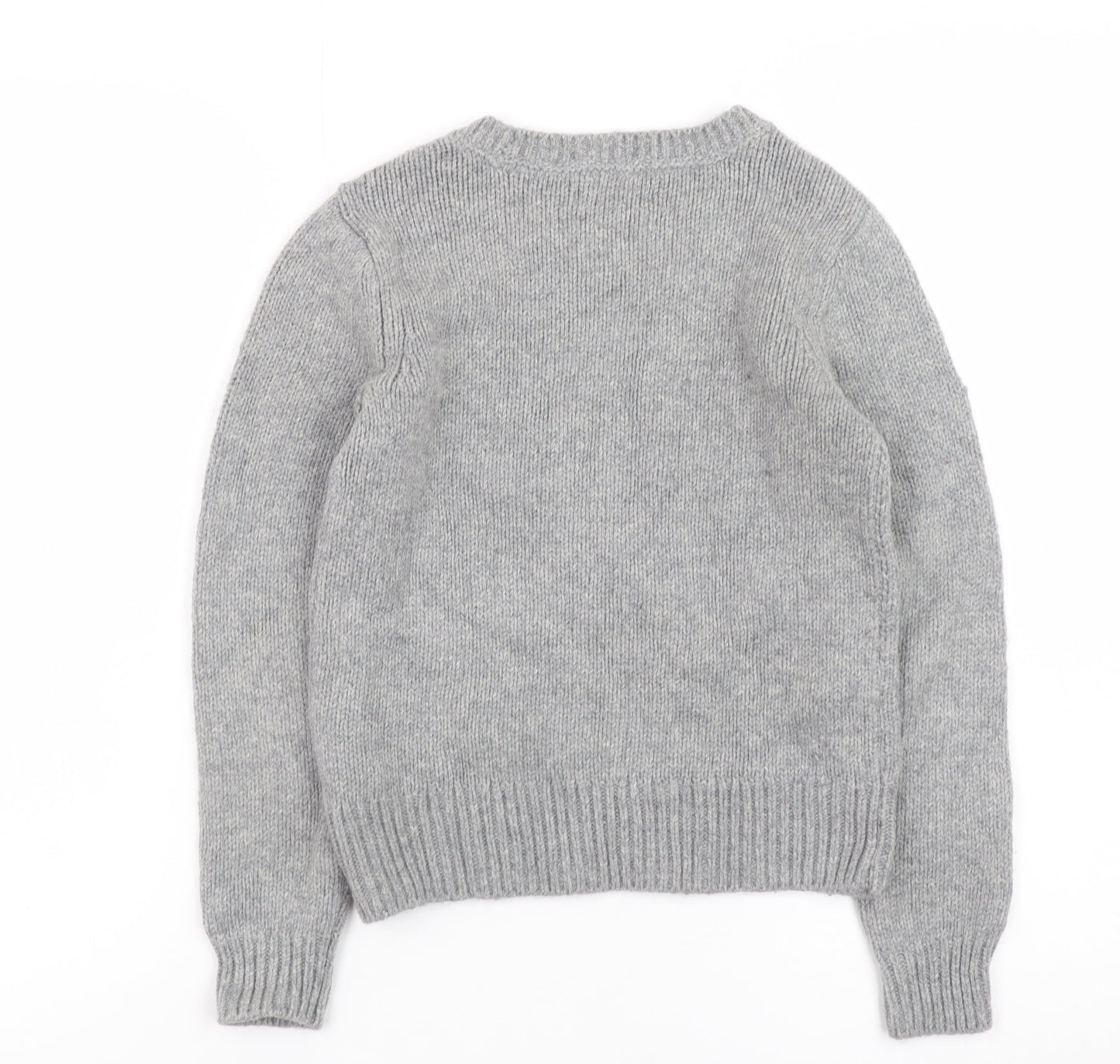 Boys UK Size 8 Years Gap Grey Pullover Jumper