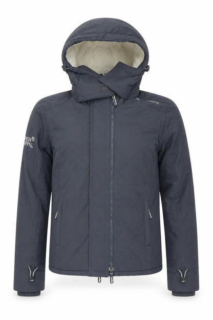 Superdry Men's Grey Windcheater Hooded Jacket Size M Windproof Outdoor