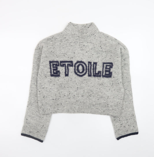Womens UK Size S NEXT Grey Pullover Jumper