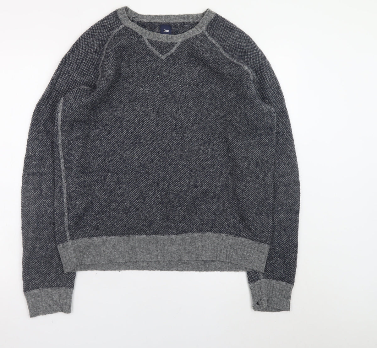 Mens UK Size M Gap Grey Pullover Jumper