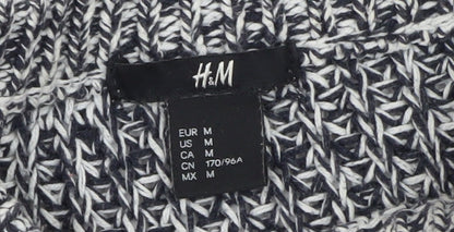 H&M Men’s Grey Cable-Knit Cotton Acrylic Jumper M