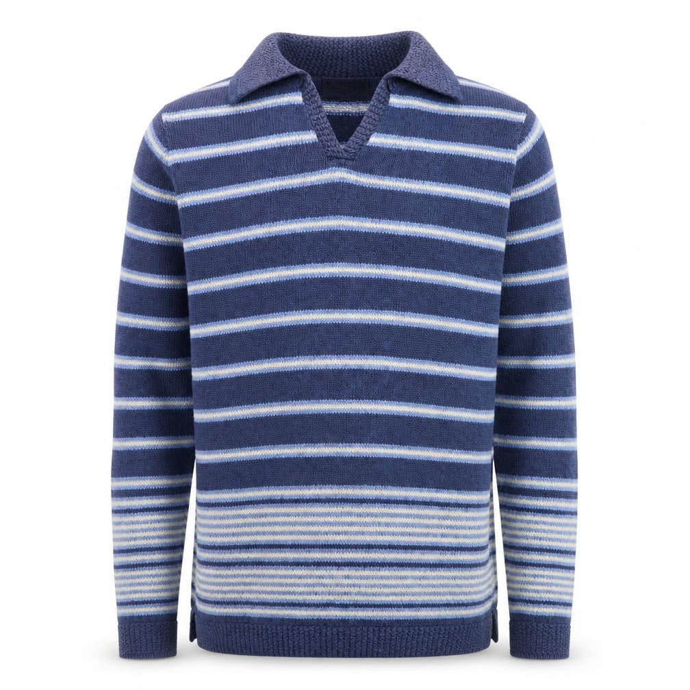 Mens UK Size S Jumper Blue Pullover Jumper