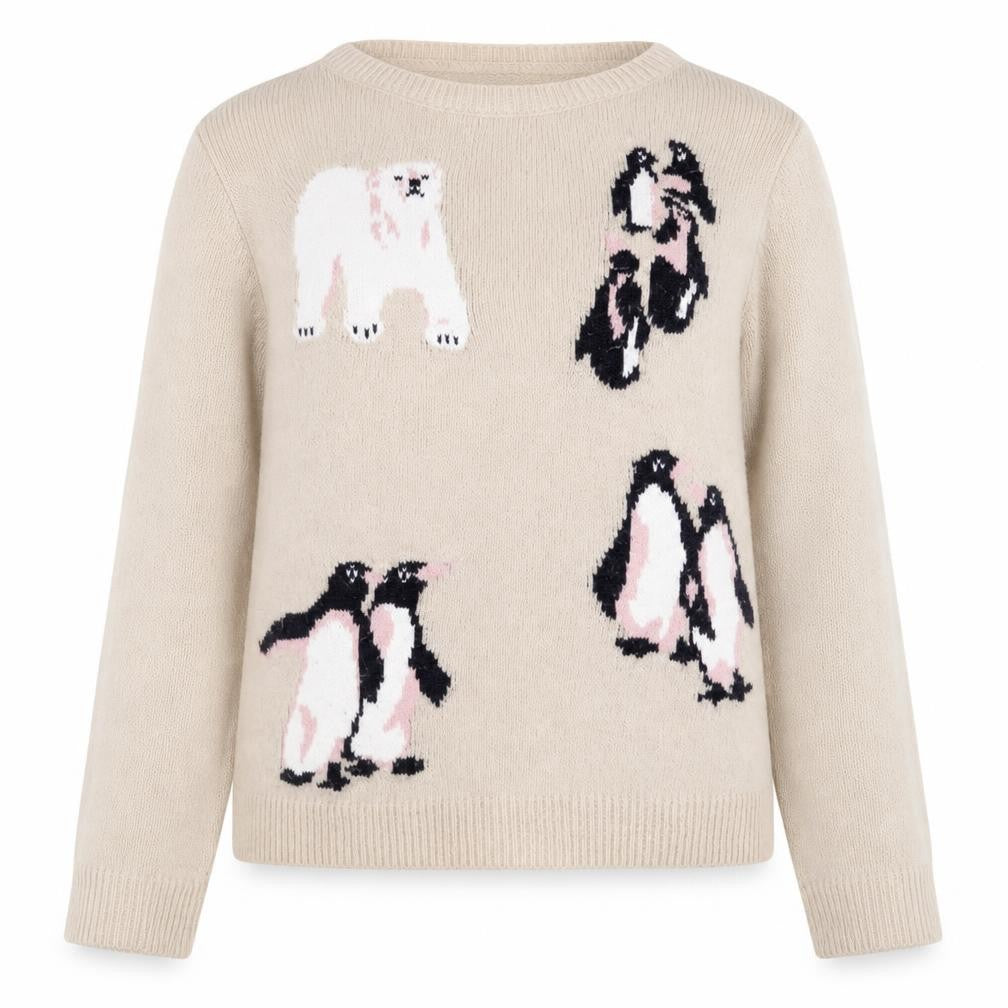 Womens UK Size 10 River Island Beige Pullover Jumper