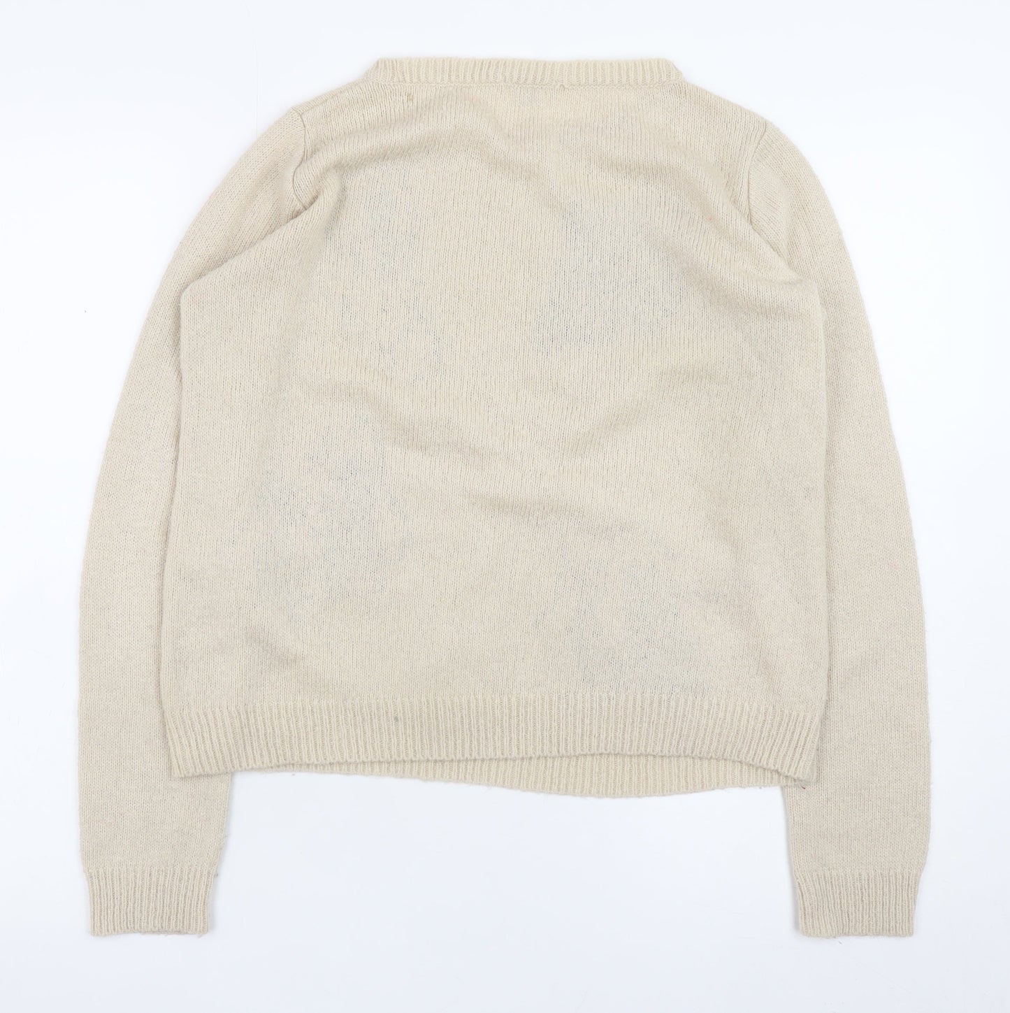 Womens UK Size 10 River Island Beige Pullover Jumper
