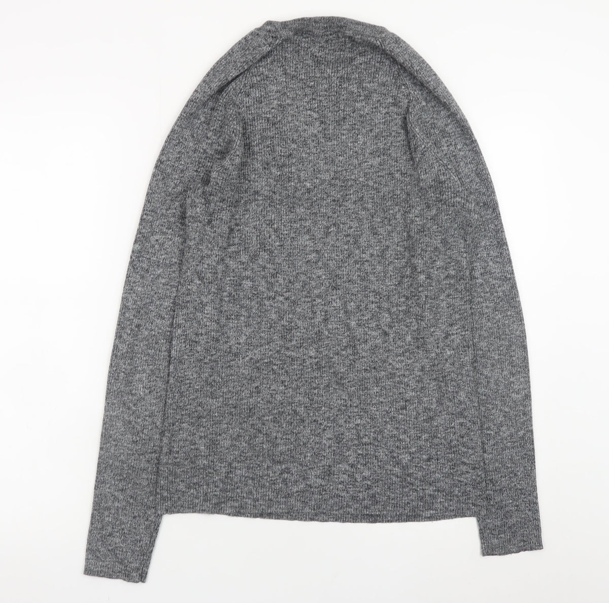 Maison Cinqcent Men's Grey Cotton Knit Pullover Jumper L