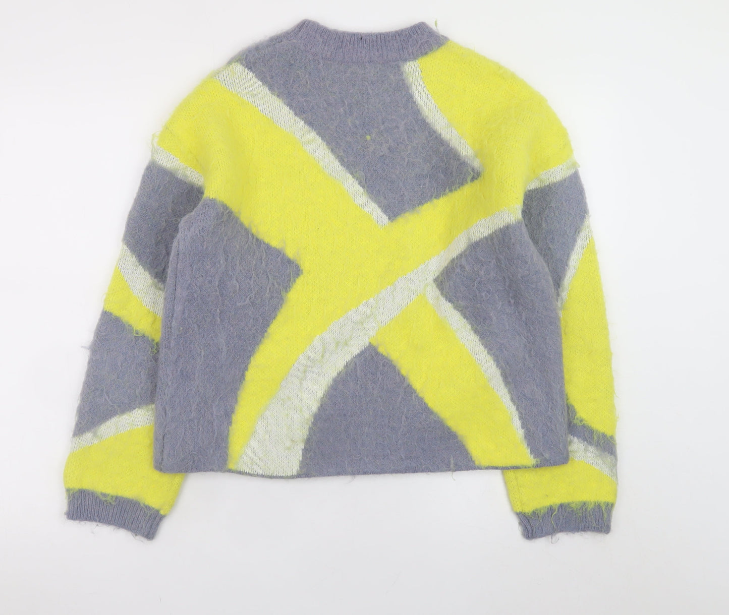 Womens UK Size S Zara Multicoloured Pullover Jumper
