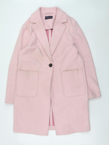 Womens UK Size 10 Marks and Spencer Pink Overcoat
