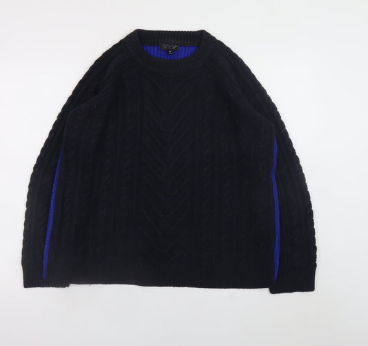 Unisex Adults UK Size L Topshop Blue Pullover Jumper