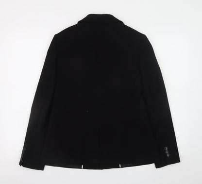 Hobbs Women’s Black Polyester Blazer UK 10 Classic Work Jacket