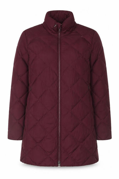 Columbia Women's Red 2XL Long Quilted Puffer Coat
