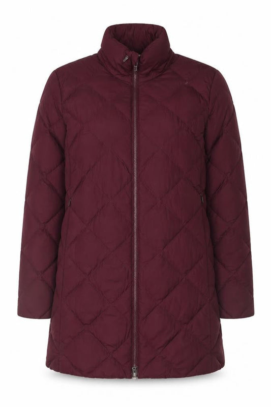 Columbia Women's Red 2XL Long Quilted Puffer Coat
