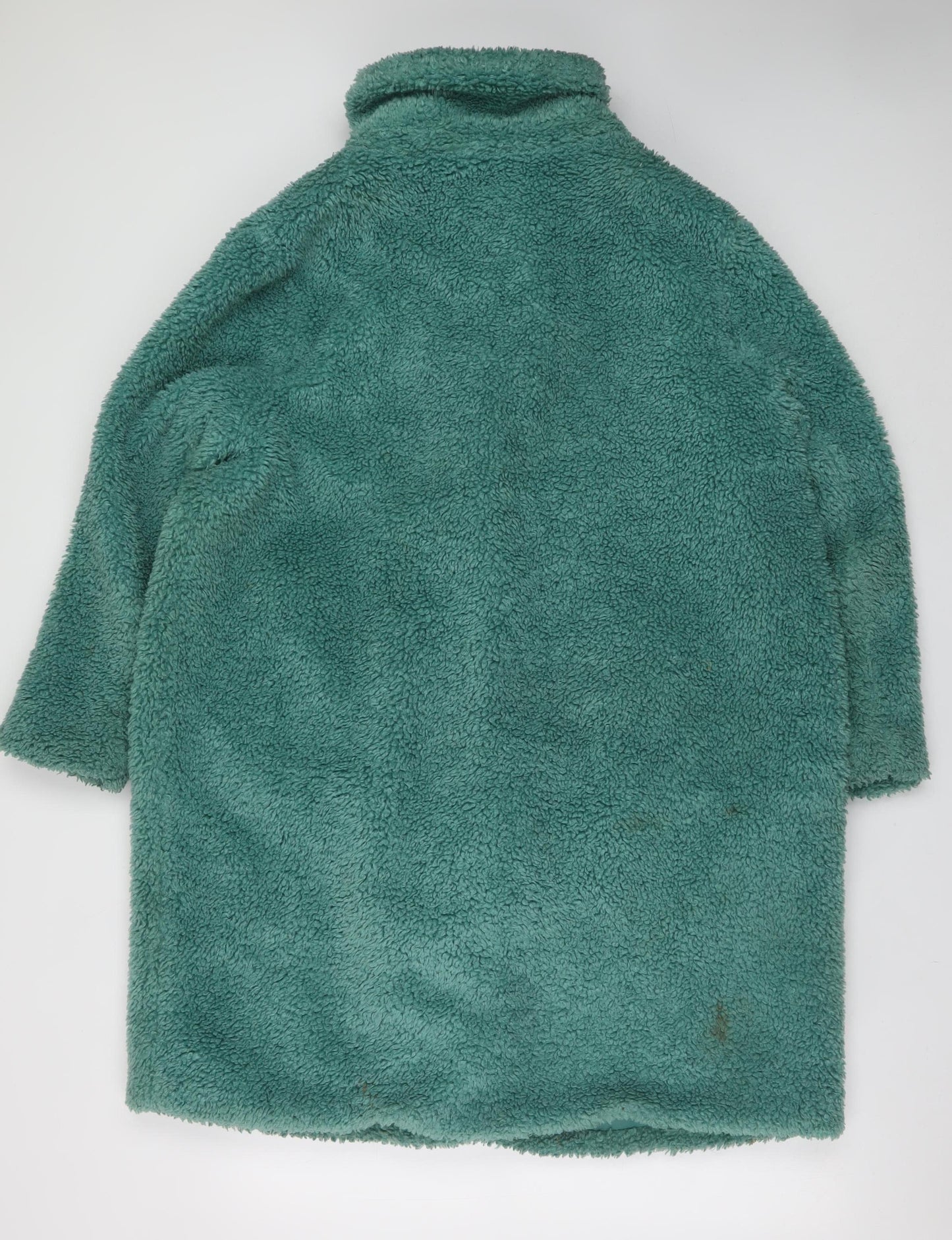 Womens UK Size 18 Papaya Green Overcoat