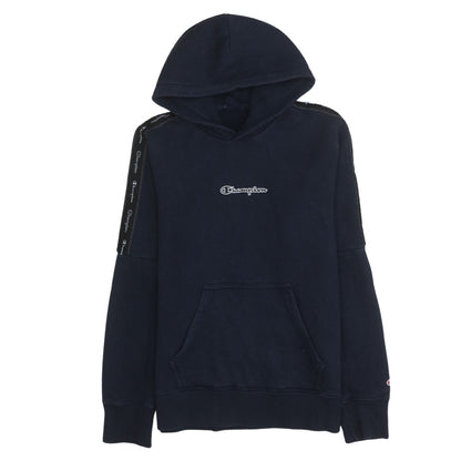 Mens UK Size M Champion Blue Pullover Hoodie