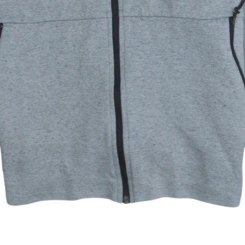 Mens UK Size S Adidas Grey Full Zip Hoodie